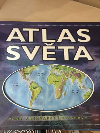 Daruji knihu atlas světa