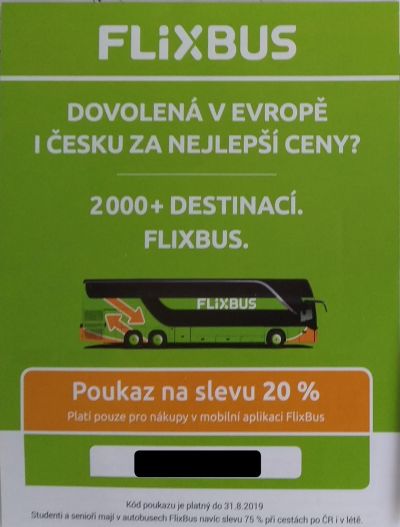 Kupón 20% sleva Flixbus - 02