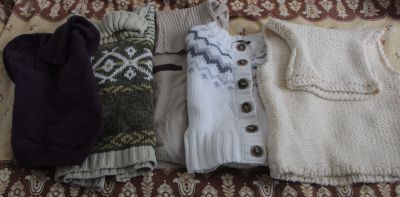 teplé svetry  