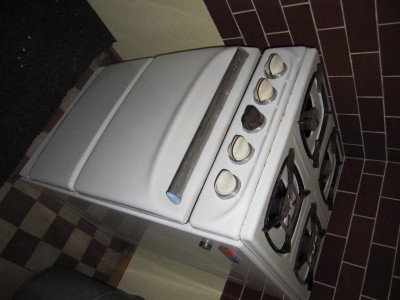 Plynový sporák Mora - retro