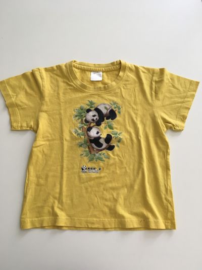 Dětské tričko žluté - panda