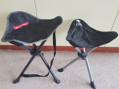 Kempingové stoličky nepoužité