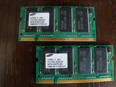 RAM 2x256MB PC2100