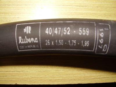 Duše Rubena 40/47/52-559, 26x1,50-1,75-1,95