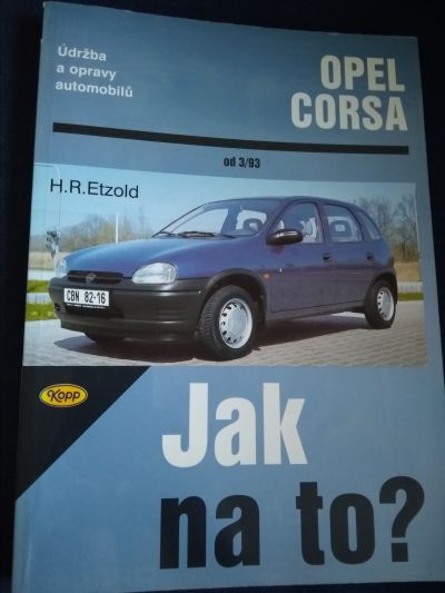 Příručka pro auto Opel Corsa