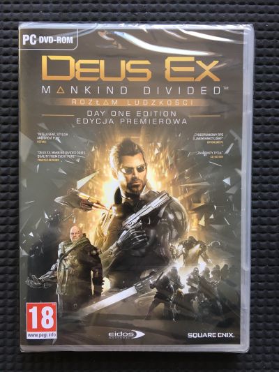 Hra, PC, Deus Ex DVD Mankind divided Anglicky & Polsky
