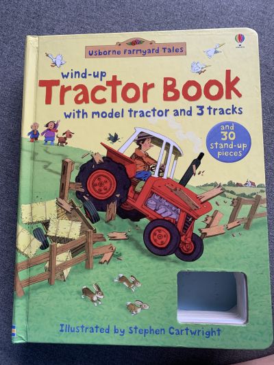 Kniha pre deti Tractor book