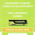 FLIXBUS - SLEVA na jízdné - KÓD  - platnost do 30.9.2019