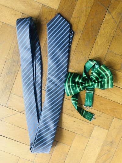 Pánska kravata a motylek 