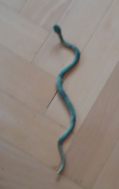 Hračka malý gumový had