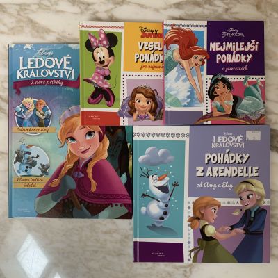4 knihy s Disney pohádkami