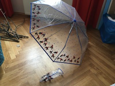 Dětský igelitový deštník
