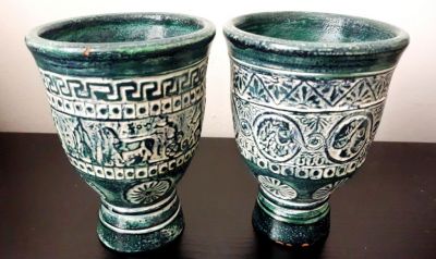Řecké kameninové poháry