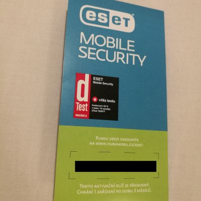 Licence ESET Mobile Security na 3 měsíce