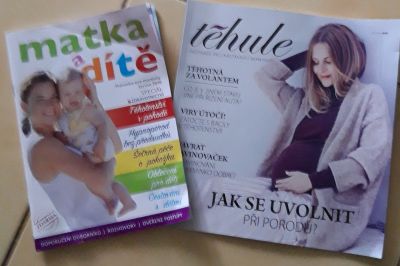 Časopisy pro nastávající maminky 