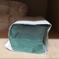 Skládané papírové utěrky/ručníky ZZ, zelené, 38g/m2