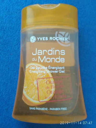 Prošlý sprchový gel Yves pomeranč