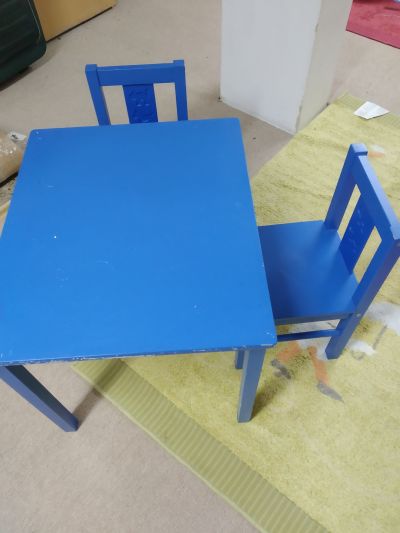 Dětský stolek a 3 židličky IKEA