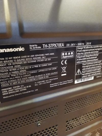 Plazmová tv Panasonic