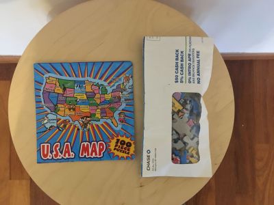 Puzzle Amerika - 100 dilu