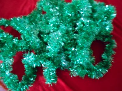 Vánoční řetězy zelené - 4 kusy I