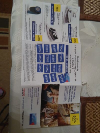 Kartička Tesco- plná 