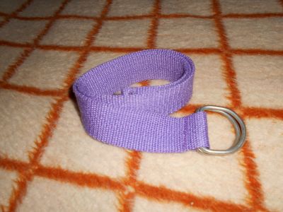 Pásek textilní fialový