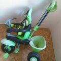 Dětské vozítko - tříkolka s vodící tyčí