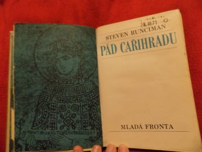 Pád Cařihradu - kniha od Stevena Runcimana                