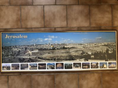 Zarámovaná fotka Jeruzaléma