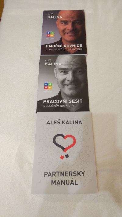 Knihy Emocni rovnice + Partnersky manual od Aleše Kaliny