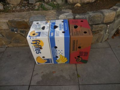 Nové krabice od banánů 