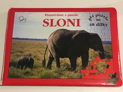 Dětské puzzle Sloni