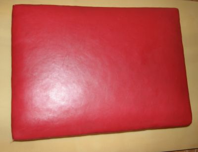 Daruji tři červené matrace / podsedáky - 87x61x15 cm SPĚCHÁ