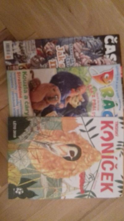 3 časopisy pro děti