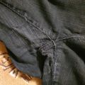 Černé pružné džíny