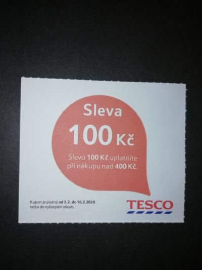 Poukázku na nákup Tesco