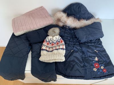 Dětské zimní oblečení pro holčičku 5 let (vel. 110)