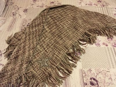 Pléd - pletený šátek