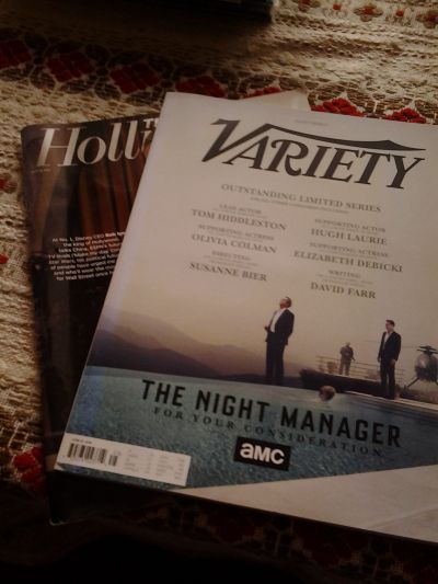 Anglické časopisy Variety + Hollywood....