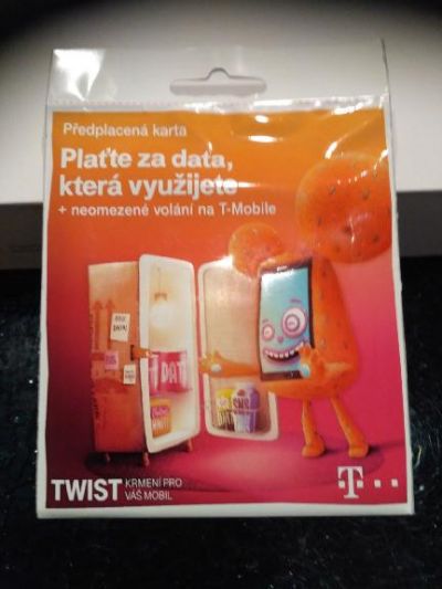 předplacená karta TWIST T-Mobile