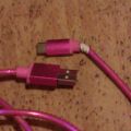 DARUJI 2m růžový kabel na mobil M1