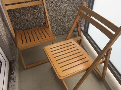 Dřevené židle 2 ks