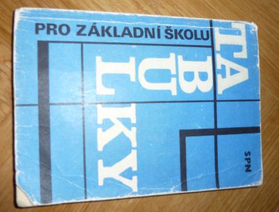 Tabulky pro základní školu – matematicko – fyzikálně – chemi