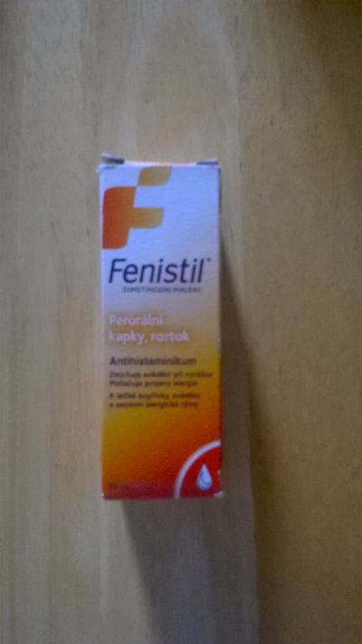 FENISTIL KAPKY - 3/4 obsahu PROŠLÁ EXPIRACE