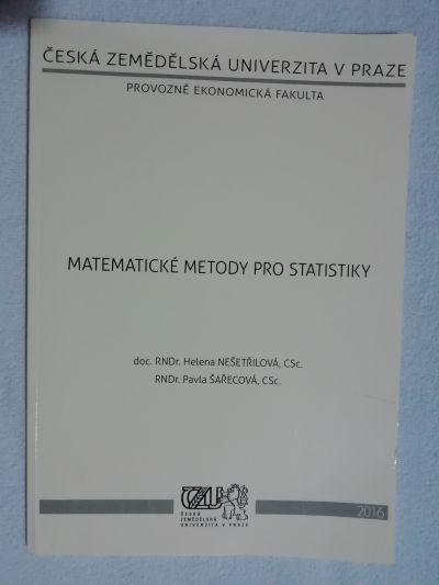 SKRIPTA-MATEMATICKÉ METODY PRO STATISTIKY