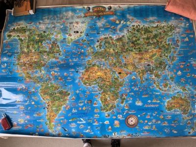 Mapa sveta pro deti