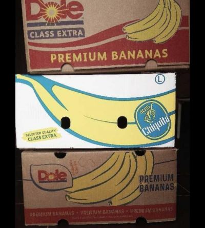 3 banánové krabice