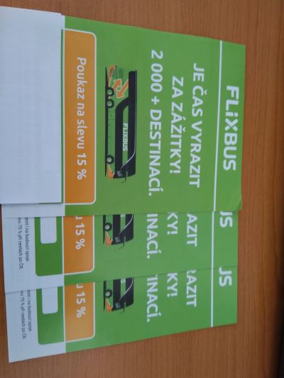 Flixbus slevovy poukaz