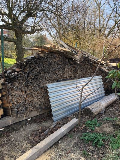 Daruji palivove drevo za odvoz.